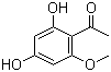 CAS # 3602-54-8, 2',4'-Dihydroxy-6'-methoxyacetophenone, 2-O-Methylphloroacetophenone, 2,4-Dihydroxy-6-methoxyacetophenone, 6-O-Methylphloroacetophenone