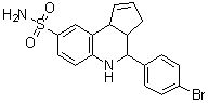 CAS # 360791-49-7, 4-(4-Bromophenyl)-3a,4,5,9b-tetrahydro-3H-cyclopenta[c]quinoline-8-sulfonamide