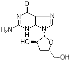 structure of CAS# 3608-58-0, 3'-脱氧鸟苷
