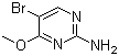 2-Amino-5-bromo-4-methoxypyrimidine molecular structure (CAS 36082-45-8)