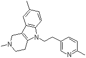 structure of CAS# 3613-73-8, Dimebolin