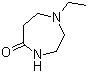 1-Ethyl-[1,4]diazepan-5-one molecular structure (CAS 3619-70-3)