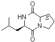 (3R,8aS)-Hexahydro-3-(2-methylpropyl)pyrrolo[1,2-a]pyrazine-1,4-dione molecular structure (CAS 36238-67-2)