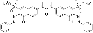 CAS # 3626-36-6, Direct Orange S, Disodium 7,7'-(carbonyldiimino)bis[4-hydroxy-3-(phenylazo)naphthalene-2-sulphonate]