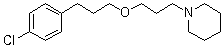 Pitolisant molecular structure (CAS 362665-56-3)