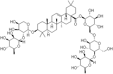 Hederasaponin B molecular structure (CAS 36284-77-2)
