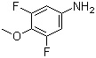 3,5-Difluoro-4-methoxyaniline molecular structure (CAS 363-47-3)