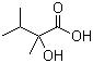 structure of CAS# 3639-20-1, 2-Hydroxy-2,3-dimethylbutanoic acid