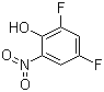structure of CAS# 364-31-8, 2,4-Difluoro-6-nitrophenol