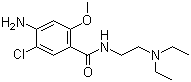 structure of CAS# 364-62-5, 甲氧氯普胺