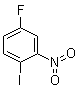 4-Fluoro-1-iodo-2-nitrobenzene molecular structure (CAS 364-77-2)