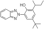 CAS # 36437-37-3, 2-(2H-Benzotriazol-2-yl)-4-(tert-butyl)-6-(sec-butyl)phenol, 2-(2'-Hydroxy-3'-sec-butyl-5'-tert-butylphenyl)benzotriazole
