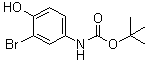 (3-Bromo-4-hydroxyphenyl)carbamic acid 1,1-dimethylethyl ester molecular structure (CAS 364598-99-2)