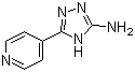 structure of CAS# 3652-17-3, 5-(Pyridin-4-yl)-4H-1,2,4-triazol-3-amine