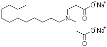 Disodium lauriminodipropionate molecular structure (CAS 3655-00-3)