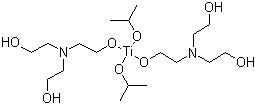 CAS 登录号：36673-16-2, 二(三乙醇胺)钛酸二异丙酯, 双三乙醇胺二异丙基钛酸酯