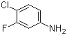 4-Chloro-3-fluoroaniline molecular structure (CAS 367-22-6)
