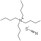 Tetrabutylammonium thiocyanate molecular structure (CAS 3674-54-2)
