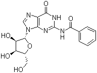 N2-Benzoyl-D-guanosine molecular structure (CAS 3676-72-0)