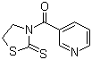 CAS # 367906-48-7, 3-Pyridinyl(2-thioxo-3-thiazolidinyl)methanone, 3-(3-Pyridinylcarbonyl)-2-thiazolidinethione