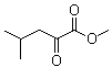structure of CAS# 3682-43-7, 4-Methyl-2-oxopentanoic acid methyl ester