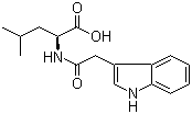 structure of CAS# 36838-63-8, N-(3-吲哚乙酰基)-L-亮氨酸