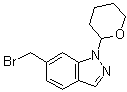 structure of CAS# 368426-64-6, 6-(溴甲基)-1-(四氢-2H-吡喃-2-基)-1H-吲唑