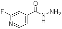 2-氟异烟肼分子结构 (CAS 369-24-4)