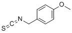 CAS # 3694-57-3, 4-Methoxybenzyl isothiocyanate, 1-(isothiocyanatomethyl)-4-methoxybenzene