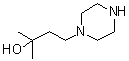 structure of CAS# 369626-03-9, alpha,alpha-Dimethyl-1-piperazinepropanol