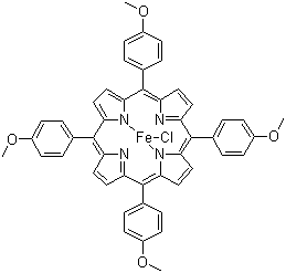CAS # 36995-20-7, 5,10,15,20-Tetrakis(4-methoxyphenyl)-21H,23H-porphine iron(III) chloride