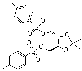 (S,S)-(-)-1,4-Di-O-tosyl-2,3-O-isopropylidene-L-threitol molecular structure (CAS 37002-45-2)
