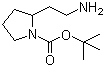 CAS # 370069-29-7, 2-(Aminoethyl)-1-N-Boc-pyrrolidine, 2-(2-Aminoethyl)pyrrolidine-1-carboxylic acid tert-butyl ester