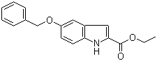 structure of CAS# 37033-95-7, Ethyl 5-(benzyloxy)-1H-indole-2-carboxylate