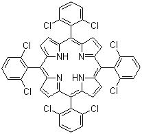 CAS # 37083-37-7, 5,10,15,20-Tetrakis(2,6-dichlorophenyl)porphine, meso-Tetra(o-dichlorophenyl) porphine