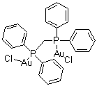 structure of CAS# 37095-27-5, [mu-Bis(diphenylphosphino)methane]dichlorodigold