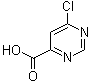 structure of CAS# 37131-91-2, 6-氯-4-嘧啶甲酸