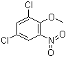 structure of CAS# 37138-82-2, 2-硝基-4,6-二氯苯甲醚