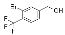 structure of CAS# 372120-54-2, 3-Bromo-4-(trifluoromethyl)benzenemethanol