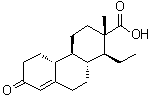 CAS # 3727-71-7, 3-Oxo-16,17-secoestr-4-en-17-oic acid, NSC 92330