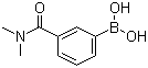 structure of CAS# 373384-14-6, 3-(N,N-二甲氨基羰基)苯硼酸