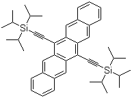 structure of CAS# 373596-08-8, 6,13-双(三异丙基硅烷基乙炔基)并五苯
