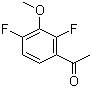 structure of CAS# 373603-19-1, 2',4'-二氟-3'-甲氧基苯乙酮