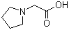 structure of CAS# 37386-15-5, Pyrrolidin-1-ylacetic acid