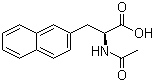 structure of CAS# 37439-99-9, (S)-N-乙酰基-beta-萘基丙氨酸