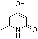 4-Hydroxy-6-methyl-1H-pyridin-2-one molecular structure (CAS 3749-51-7)