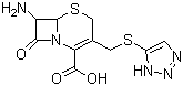 CAS # 37539-03-0, 7-Amino-3-(1,2,3-triazol-4-ylthio)methyl cephalosporanic acid, 7-Amino-3-((1H-1,2,3-triazol-5-yl)-thiomethyl)-ceph-3-em-4-carboxylic acid, (6R-trans)-7-Amino-8-oxo-3-[(1H-1,2,3-triazol-4-ylthio)methyl]-5-thia-1-azabicyclo[4.2.0]oct-2-ene-2-carboxylic acid, TACA