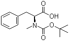 structure of CAS# 37553-65-4, Boc-N-methyl-L-phenylalanine