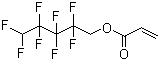 CAS # 376-84-1, 2,2,3,3,4,4,5,5-Octafluoropentyl acrylate, 1H,1H,5H-Octafluoropentyl acrylate