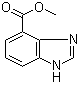 Methyl 4-benzimidazolecarboxylate molecular structure (CAS 37619-25-3)